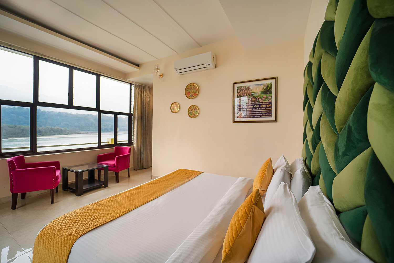 Premier Deluxe Ganga View Room in Rishikesh