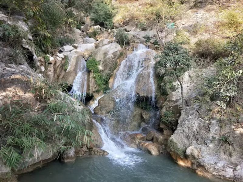 Waterfall in Rishikesh