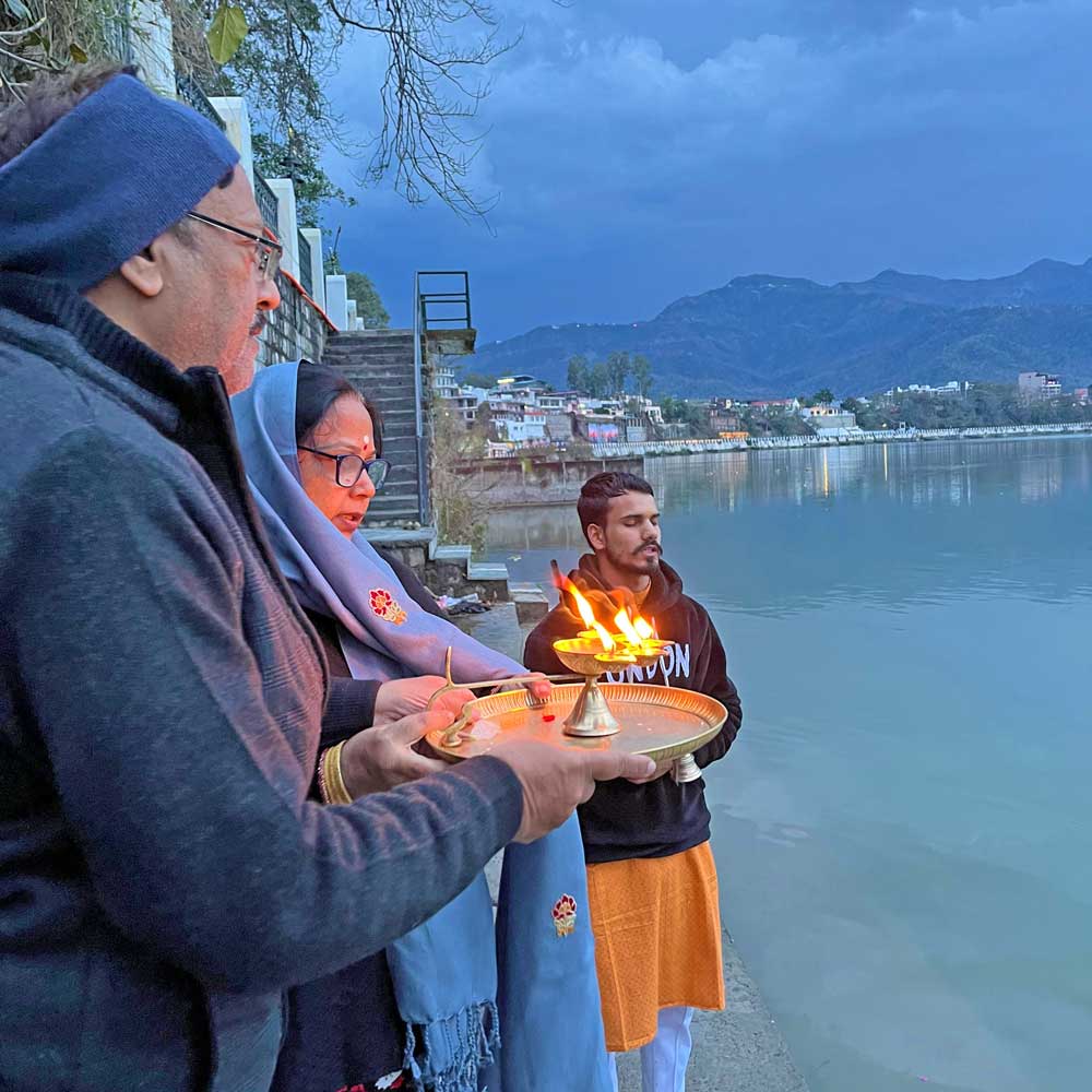 ganga aarti in Rishikesh